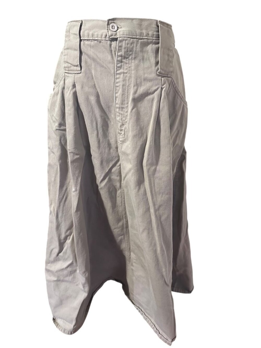 Vintage Forest Oak collection tan khaki full cotton skirt size 15/16 - Picture 1 of 6